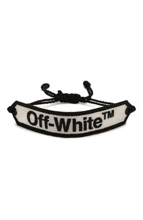 Женская текстильный браслет OFF-WHITE белого цвета по цене 6995 руб., арт. 0W0A008R20D240850110 | Фото 1 Женская текстильный браслет OFF-WHITE белого цвета, арт. 0W0A008R20D240850110 | Фото 1