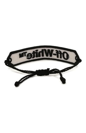 Женская текстильный браслет OFF-WHITE белого цвета по цене 6995 руб., арт. 0W0A008R20D240850110 | Фото 2 Женская текстильный браслет OFF-WHITE белого цвета, арт. 0W0A008R20D240850110 | Фото 2