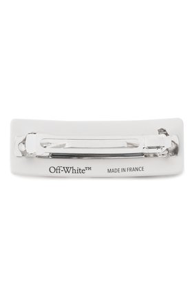 Женская заколка для волос OFF-WHITE белого цвета по цене 7990 руб., арт. 0WZG025S20PLA0010110 | Фото 2 Женская заколка для волос OFF-WHITE белого цвета, арт. 0WZG025S20PLA0010110 | Фото 2