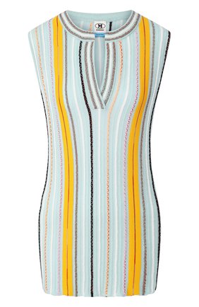 Женская хлопковый топ M MISSONI голубого цвета по цене 32000 руб., арт. 2DN00172/2K004F | Фото 1 Женская хлопковый топ M MISSONI голубого цвета, арт. 2DN00172/2K004F | Фото 1