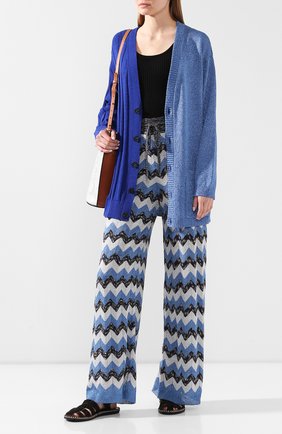 Женский кардиган из смеси хлопка и вискозы M MISSONI синего цвета по цене 46400 руб., арт. 2DM00086/2K004X | Фото 2 Женский кардиган из смеси хлопка и вискозы M MISSONI синего цвета, арт. 2DM00086/2K004X | Фото 2