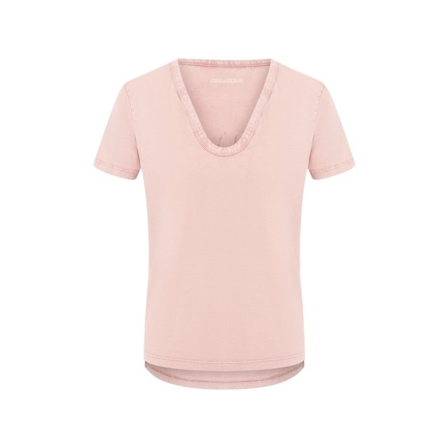 фото Хлопковая футболка zadig&voltaire