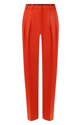 Женские брюки со стрелками VICTORIA, VICTORIA BECKHAM красного цвета по цене 37600 руб., арт. 2120WTR000516B | Фото 1 Женские брюки со стрелками VICTORIA, VICTORIA BECKHAM красного цвета, арт. 2120WTR000516B | Фото 1