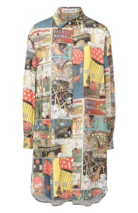 Женская рубашка LANVIN разноцветного цвета по цене 87550 руб., арт. RW-T0699I-4561-E20 | Фото 1 Женская рубашка LANVIN разноцветного цвета, арт. RW-T0699I-4561-E20 | Фото 1