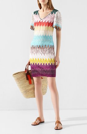 Женское платье из вискозы MISSONI разноцветного цвета по цене 81850 руб., арт. MDG00315/BR00A3 | Фото 2 Женское платье из вискозы MISSONI разноцветного цвета, арт. MDG00315/BR00A3 | Фото 2
