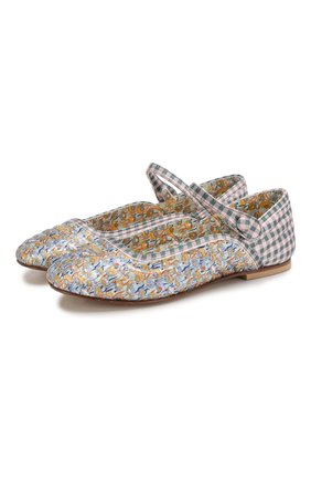 Детские туфли FENDI разноцветного цвета по цене 31350 руб., арт. JFR309/ABNA/32-39 | Фото 1 Детские туфли FENDI разноцветного цвета, арт. JFR309/ABNA/32-39 | Фото 1