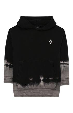 Детский хлопковое худи MARCELO BURLON KIDS OF MILAN черного цвета по цене 9680 руб., арт. 20E/B/MB/2106/0025/2-6Y | Фото 1 Детский хлопковое худи MARCELO BURLON KIDS OF MILAN черного цвета, арт. 20E/B/MB/2106/0025/2-6Y | Фото 1