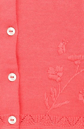 Детский хлопковый кардиган TARTINE ET CHOCOLAT розового цвета, арт. TQ18101/18M-3A | Фото 3 (Кросс-КТ НВ: Кардиганы)