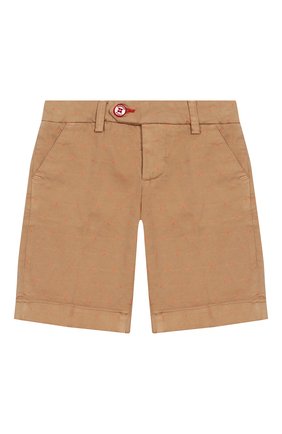 Детские хлопковые шорты BARONIO KIDS бежевого цвета по цене 6645 руб., арт. S2105-G0LDSH | Фото 1 Детские хлопковые шорты BARONIO KIDS бежевого цвета, арт. S2105-G0LDSH | Фото 1