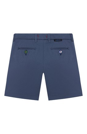 Детские хлопковые шорты BARONIO KIDS синего цвета по цене 6250 руб., арт. S2097-ICE | Фото 2 Детские хлопковые шорты BARONIO KIDS синего цвета, арт. S2097-ICE | Фото 2