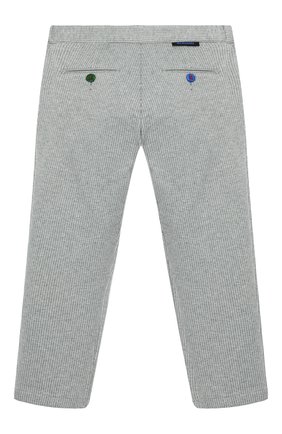 Детские брюки BARONIO KIDS серого цвета по цене 6995 руб., арт. S2093-SN0W | Фото 2 Детские брюки BARONIO KIDS серого цвета, арт. S2093-SN0W | Фото 2