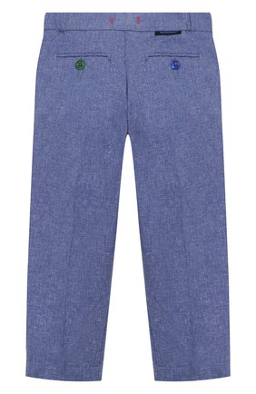 Детские хлопковые брюки BARONIO KIDS синего цвета по цене 7995 руб., арт. S2050-SN0W | Фото 2 Детские хлопковые брюки BARONIO KIDS синего цвета, арт. S2050-SN0W | Фото 2