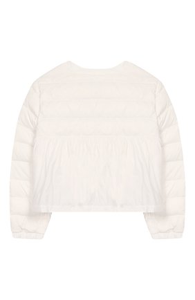 Детского куртка SIMONETTA белого цвета по цене 23950 руб., арт. 1M2010/ME210/10-14+ | Фото 2 Детского куртка SIMONETTA белого цвета, арт. 1M2010/ME210/10-14+ | Фото 2
