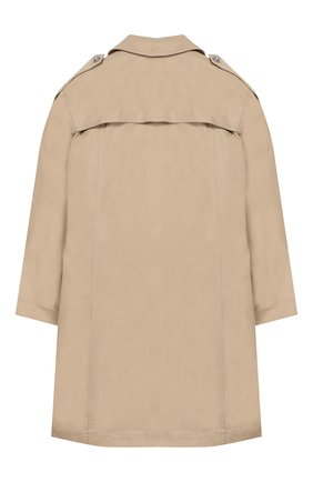 Детский хлопковый тренч BALMAIN бежевого цвета по цене 49950 руб., арт. 6M2030/MD470/4-10 | Фото 2 Детский хлопковый тренч BALMAIN бежевого цвета, арт. 6M2030/MD470/4-10 | Фото 2