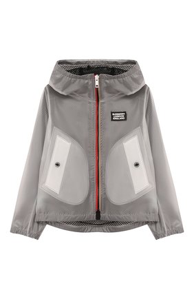 Детский ветровка BURBERRY серого цвета по цене 41700 руб., арт. 8026329 | Фото 1 Детский ветровка BURBERRY серого цвета, арт. 8026329 | Фото 1