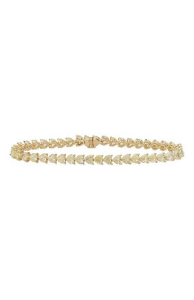 Женский браслет MERCURY бесцветного цвета, арт. MB20543/YG/1HR0.25 | Фото 1 (Материал сплава: Желтое золото; Драгоценные камни: Без драгоценных камней)