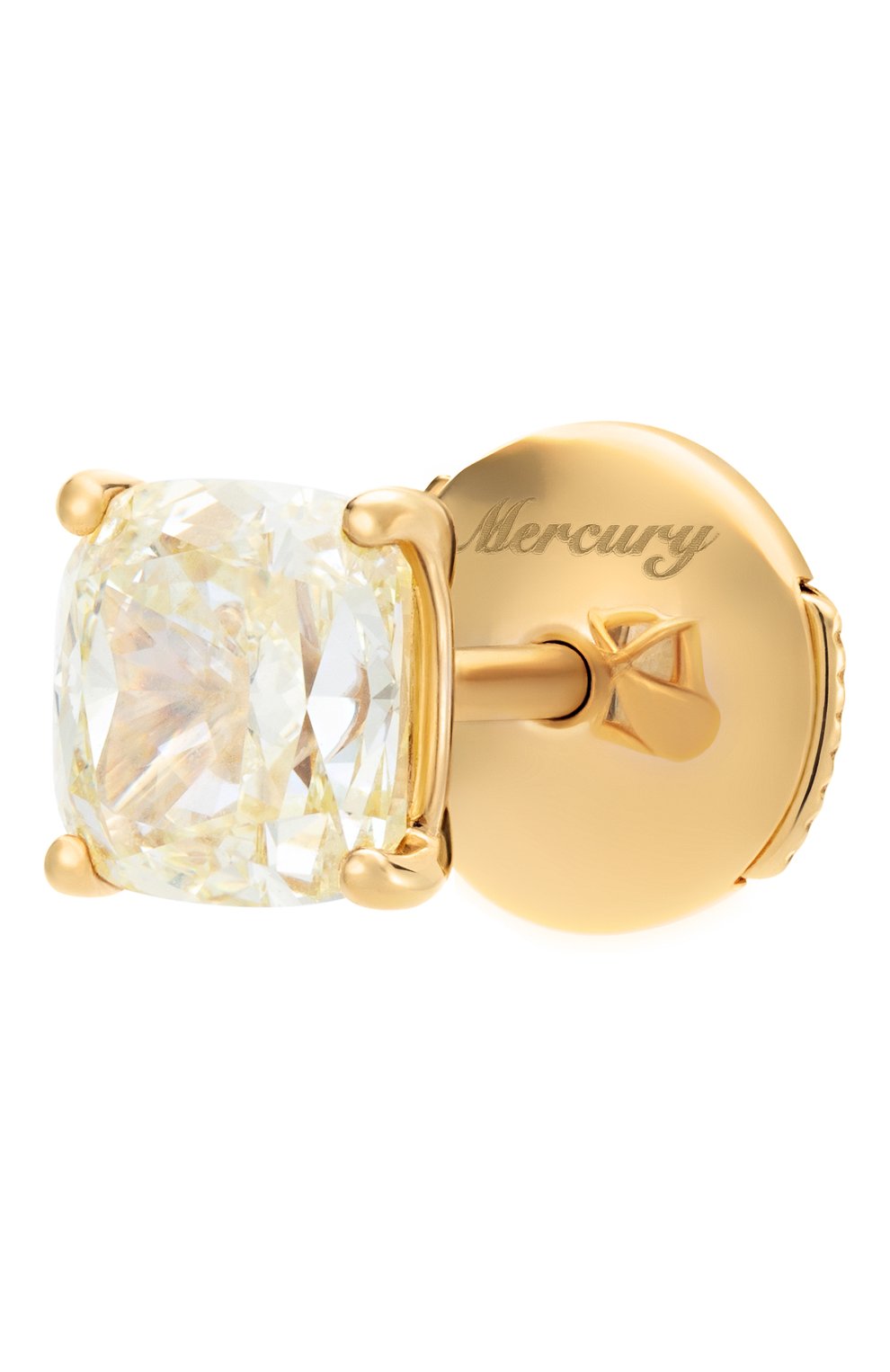 Женские серьги MERCURY бесцветного цвета по цене 3330000 руб., арт. ME100YYCD | Фото 2 Женские серьги MERCURY бесцветного цвета, арт. ME100YYCD | Фото 2 (Драгоценные камни: Бриллианты; Материал сплава: Желтое золото)