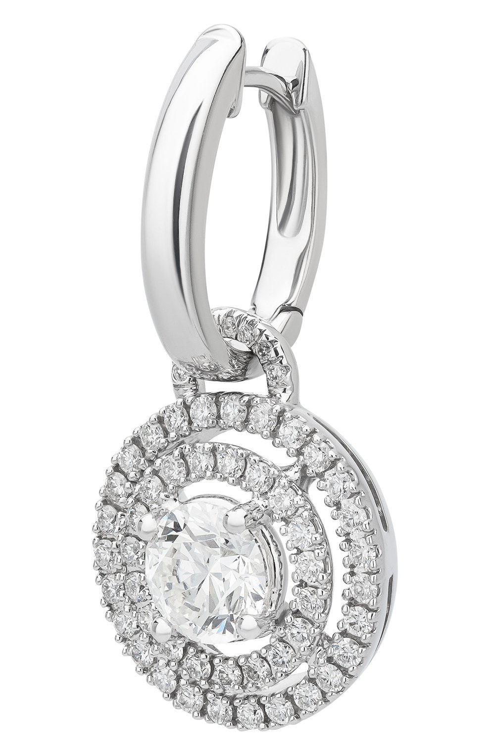 Женские серьги MERCURY белого золота цвета по цене 2864500 руб., арт. ME18489/WG/1RD0.80 | Фото 2 Женские серьги MERCURY белого золота цвета, арт. ME18489/WG/1RD0.80 | Фото 2