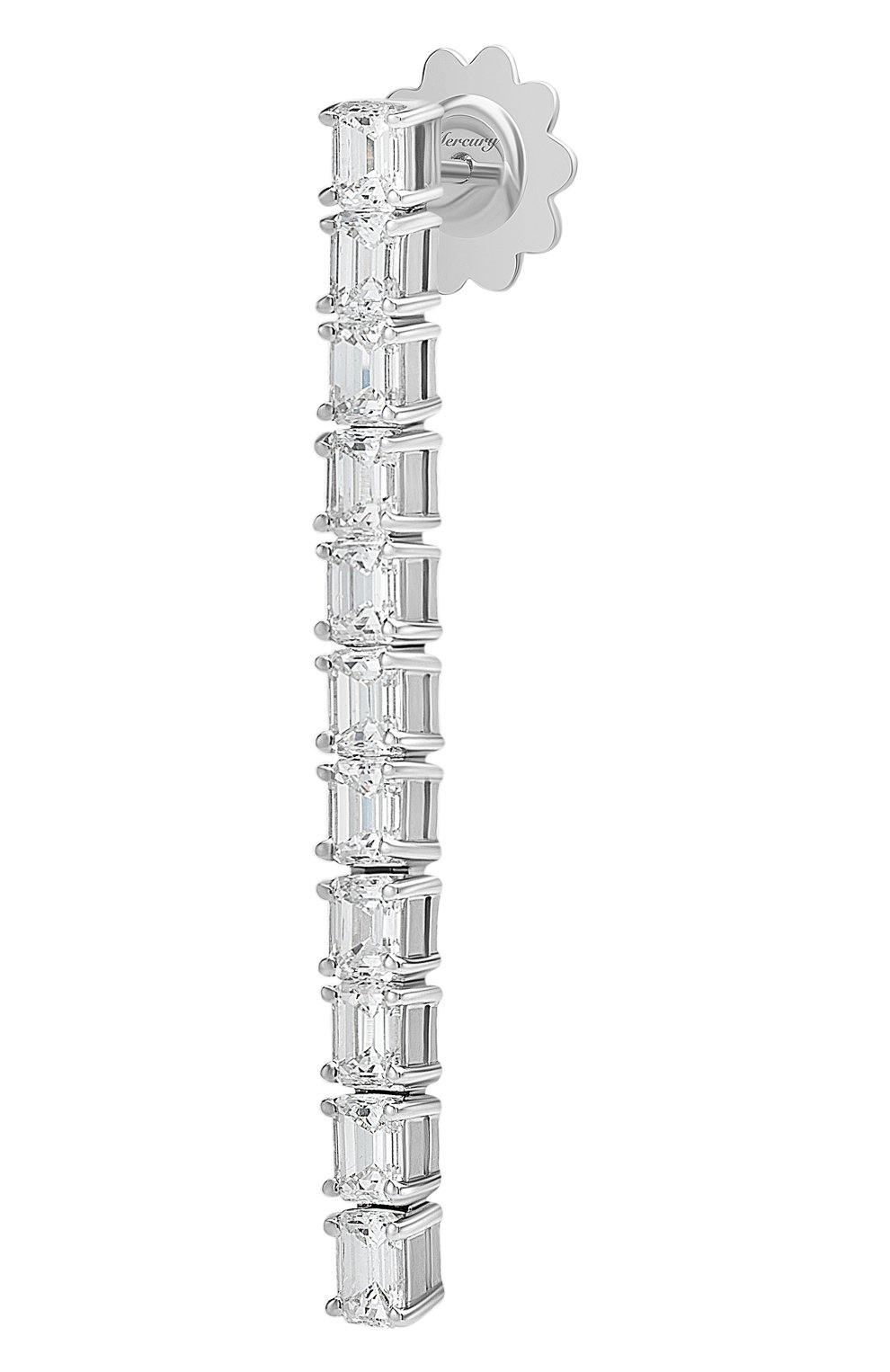 Женские серьги MERCURY бесцветного цвета по цене 2184500 руб., арт. ME20141/WG/STR2.00 | Фото 2 Женские серьги MERCURY бесцветного цвета, арт. ME20141/WG/STR2.00 | Фото 2 (Материал сплава: Белое золото; Драгоценные камни: Бриллианты)