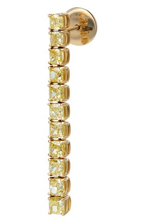 Женские серьги MERCURY бесцветного цвета, арт. ME24715/YG/CU | Фото 2 (Материал сплава: Желтое золото; Драгоценные камни: Бриллианты)