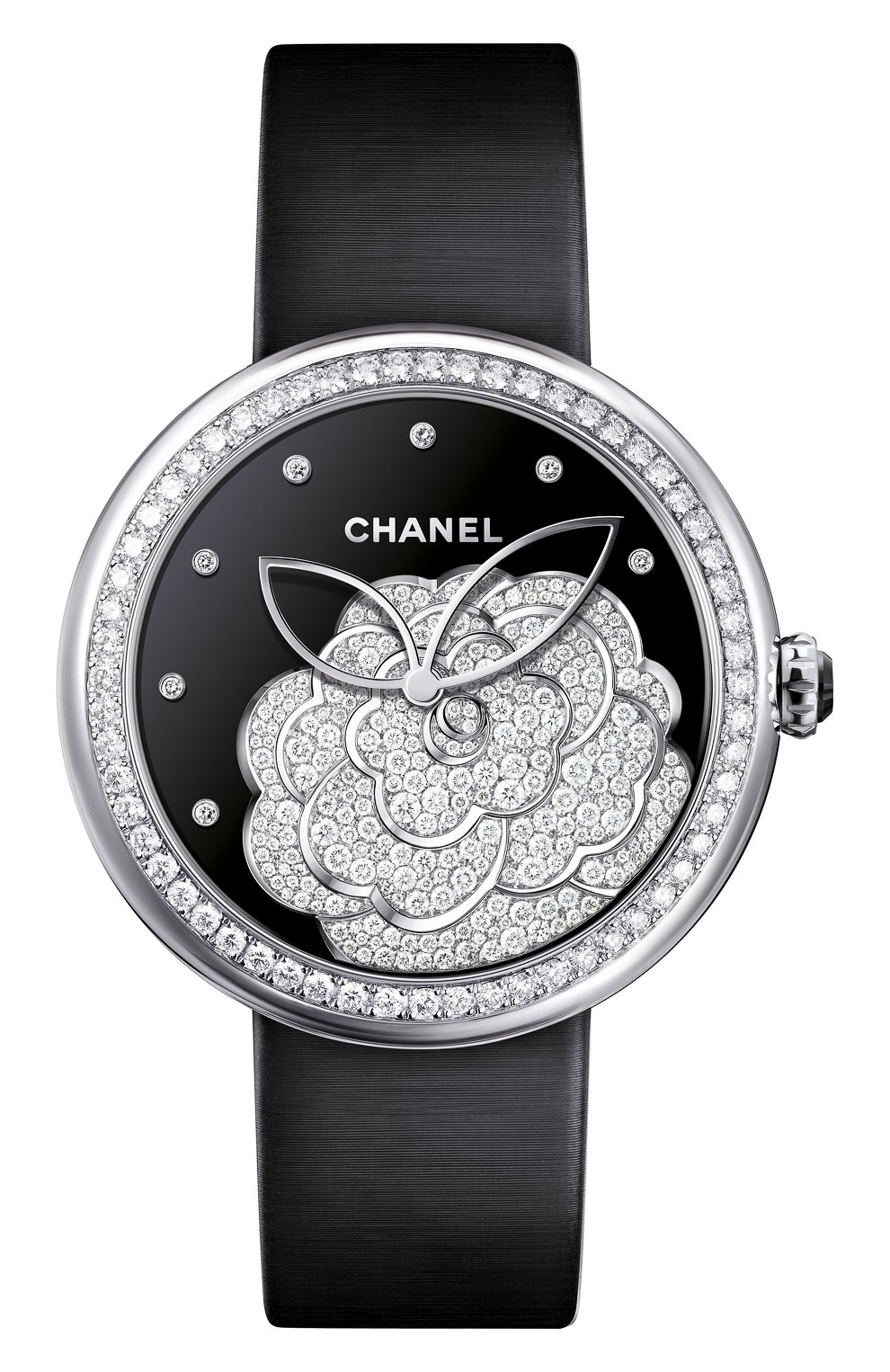 Женские часы mademoiselle prive CHANEL черного цвета, арт. H4318 | Фото 1