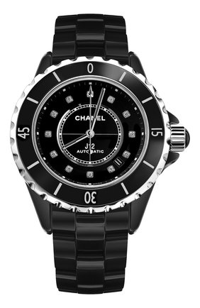 Женские часы j12 CHANEL черного цвета по цене 674500 руб., арт. H5702 | Фото 1 Женские часы j12 CHANEL черного цвета, арт. H5702 | Фото 1