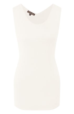 Женская шелковый топ LORO PIANA белого цвета по цене 87550 руб., арт. FAL1552 | Фото 1 Женская шелковый топ LORO PIANA белого цвета, арт. FAL1552 | Фото 1