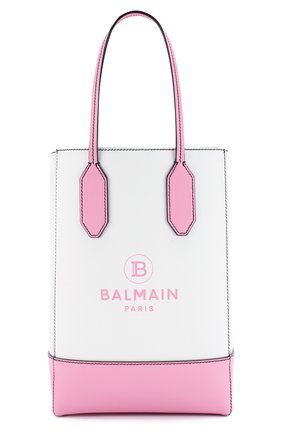 Женский сумка-тоут BALMAIN светло-розового цвета по цене 114500 руб., арт. TN0S452/LARE | Фото 1 Женский сумка-тоут BALMAIN светло-розового цвета, арт. TN0S452/LARE | Фото 1