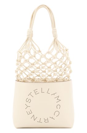 Женская сумка-тоут stella logo STELLA MCCARTNEY белого цвета по цене 49000 руб., арт. 700093/W8697 | Фото 1 Женская сумка-тоут stella logo STELLA MCCARTNEY белого цвета, арт. 700093/W8697 | Фото 1