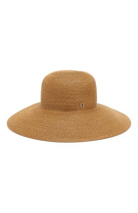 Женская шляпа ERIC JAVITS темно-бежевого цвета, арт. 13804/HAMPT0N | Фото 2 (Материал: Текстиль, Синтетический материал, Пластик)