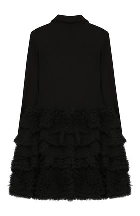 Детское платье BALMAIN черного цвета по цене 88800 руб., арт. 6M1110/MB010/12-16 | Фото 2 Детское платье BALMAIN черного цвета, арт. 6M1110/MB010/12-16 | Фото 2