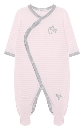 Детский хлопковый комбинезон KISSY KISSY розового цвета по цене 3480 руб., арт. KGQ04314N | Фото 1 Детский хлопковый комбинезон KISSY KISSY розового цвета, арт. KGQ04314N | Фото 1