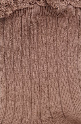 Детские хлопковые носки COLLEGIEN розового цвета, арт. 3455/36-44 | Фото 2 (Материал: Текстиль, Хлопок)
