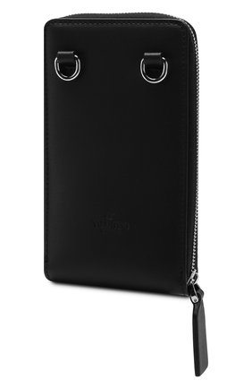 Мужской кожаный футляр valentino garavani vlogo dreamers VALENTINO черного цвета по цене 45700 руб., арт. TY0P0R49/SMJ | Фото 2 Мужской кожаный футляр valentino garavani vlogo dreamers VALENTINO черного цвета, арт. TY0P0R49/SMJ | Фото 2