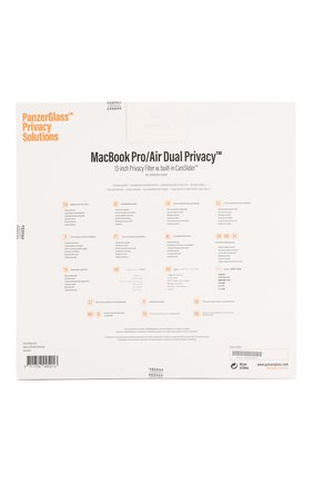 Защитное стекло magnetic privacy 13.3'' для macbook air/pro PANZERGLASS прозрачного цвета, арт. 521 | Фото 2 (Региональные ограничения белый список (Axapta Mercury): RU; Материал: Пластик)