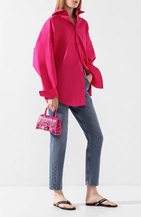 Женские кожаные шлепанцы round BALENCIAGA черно-белого цвета по цене 39950 руб., арт. 613845/WA9D5 | Фото 2 Женские кожаные шлепанцы round BALENCIAGA черно-белого цвета, арт. 613845/WA9D5 | Фото 2