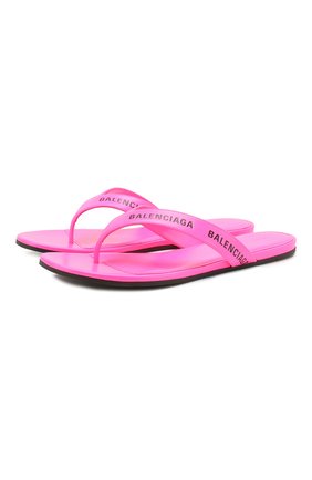 Женские кожаные шлепанцы round BALENCIAGA розового цвета по цене 37450 руб., арт. 613845/WBAE1 | Фото 1 Женские кожаные шлепанцы round BALENCIAGA розового цвета, арт. 613845/WBAE1 | Фото 1
