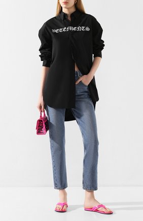 Женские кожаные шлепанцы round BALENCIAGA розового цвета по цене 37450 руб., арт. 613845/WBAE1 | Фото 2 Женские кожаные шлепанцы round BALENCIAGA розового цвета, арт. 613845/WBAE1 | Фото 2