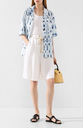 Женские кожаные сандалии TOD’S черного цвета по цене 29950 руб., арт. XXW00V0CS00MID | Фото 2 Женские кожаные сандалии TOD’S черного цвета, арт. XXW00V0CS00MID | Фото 2