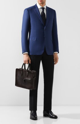 Мужской кожаный портфель BERLUTI коричневого цвета по цене 199500 руб., арт. M197167 | Фото 2 Мужской кожаный портфель BERLUTI коричневого цвета, арт. M197167 | Фото 2