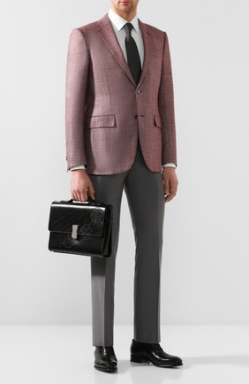 Мужской кожаный портфель BERLUTI черного цвета по цене 244000 руб., арт. M204271 | Фото 2 Мужской кожаный портфель BERLUTI черного цвета, арт. M204271 | Фото 2
