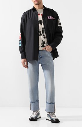 Мужская рубашка RAF SIMONS темно-синего цвета по цене 53800 руб., арт. 201-293-15020 | Фото 2 Мужская рубашка RAF SIMONS темно-синего цвета, арт. 201-293-15020 | Фото 2