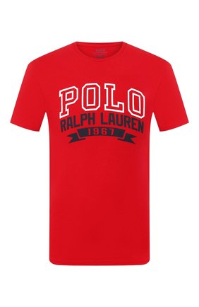 Мужская хлопковая футболка POLO RALPH LAUREN красного цвета по цене 6440 руб., арт. 710799353 | Фото 1 Мужская хлопковая футболка POLO RALPH LAUREN красного цвета, арт. 710799353 | Фото 1