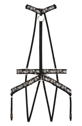 Женские стрепы BORDELLE черного цвета по цене 38950 руб., арт. KEW B0DY HARNESS | Фото 1 Женские стрепы BORDELLE черного цвета, арт. KEW B0DY HARNESS | Фото 1