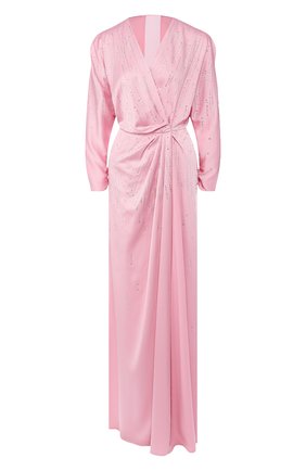 Женское платье-макси JENNY PACKHAM розового цвета по цене 209000 руб., арт. JJD137L | Фото 1 Женское платье-макси JENNY PACKHAM розового цвета, арт. JJD137L | Фото 1