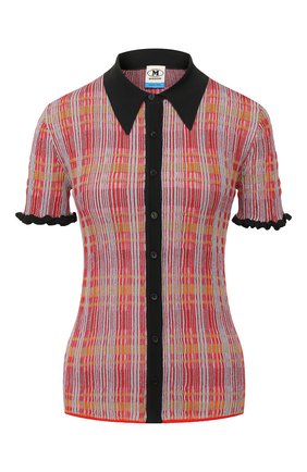 Женское хлопковое поло M MISSONI розового цвета по цене 38950 руб., арт. 2DN00230/2K005D | Фото 1 Женское хлопковое поло M MISSONI розового цвета, арт. 2DN00230/2K005D | Фото 1