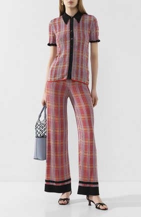 Женское хлопковое поло M MISSONI розового цвета по цене 38950 руб., арт. 2DN00230/2K005D | Фото 2 Женское хлопковое поло M MISSONI розового цвета, арт. 2DN00230/2K005D | Фото 2