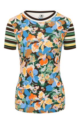 Женская футболка из вискозы M MISSONI разноцветного цвета по цене 15550 руб., арт. 2DL00034/2J002N | Фото 1 Женская футболка из вискозы M MISSONI разноцветного цвета, арт. 2DL00034/2J002N | Фото 1
