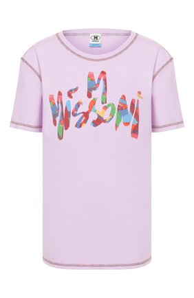 Женская хлопковая футболка M MISSONI сиреневого цвета по цене 11850 руб., арт. 2DL00022/2J000Z | Фото 1 Женская хлопковая футболка M MISSONI сиреневого цвета, арт. 2DL00022/2J000Z | Фото 1