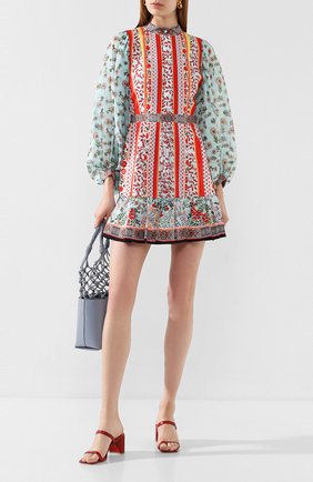 Женское хлопковое платье ALICE + OLIVIA разноцветного цвета по цене 47900 руб., арт. CC003P62511 | Фото 2 Женское хлопковое платье ALICE + OLIVIA разноцветного цвета, арт. CC003P62511 | Фото 2